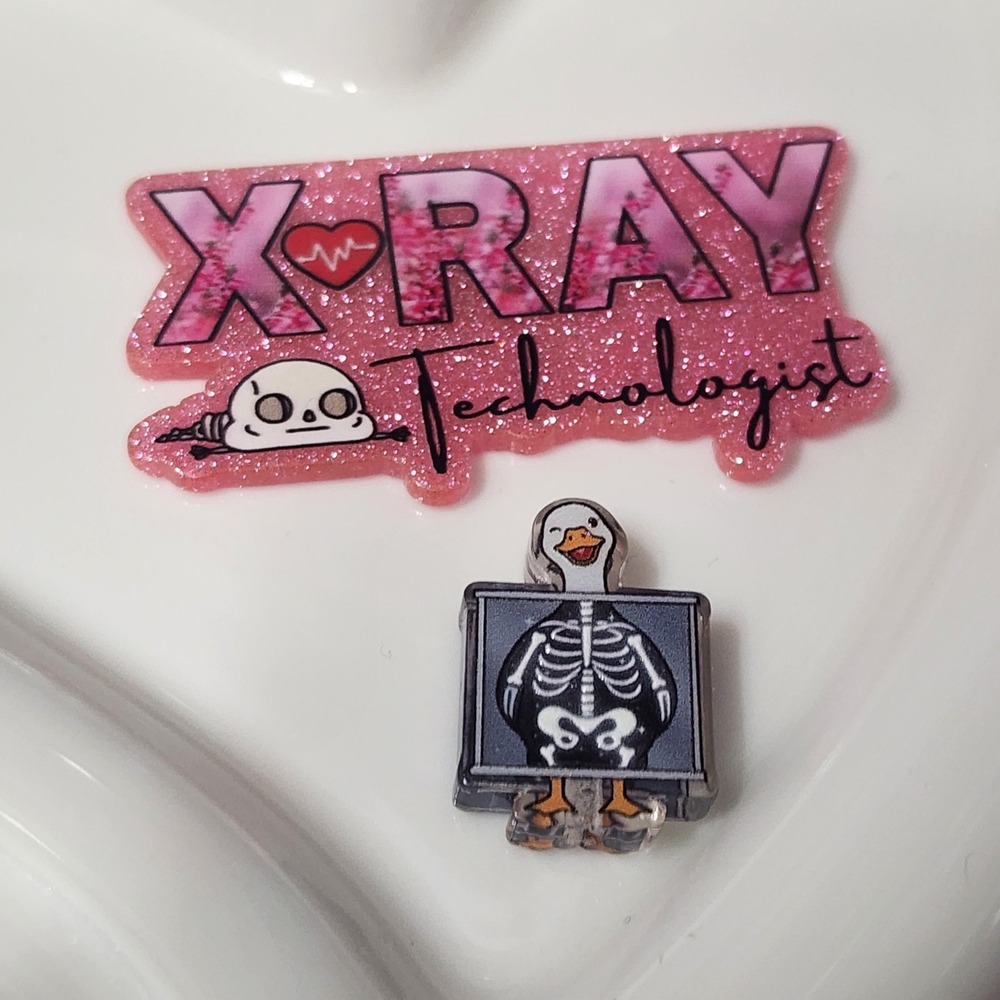 Xray Flatback Focal Bead Badge Keychain Jewelry Making Crafts Flats Tech